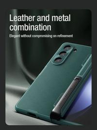 Gambar Samsung Galaxy Z Fold 5 Fold5 5G Nillkin Camshield Leather Fold Bracket With Stand Original Casing Hard Case Cover - BLACK-BRACKET, SAMSUNG ZFOLD 5 dari Case Thebest Kota Administrasi Jakarta Pusat 2 Tokopedia