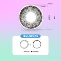 Gambar X2 CH'I Vol II Softlens Warna Bulanan Storm Black 14.2mm Color Lens Silicone Hydrogel - Ch'i Storm, Normal dari Softlens Story Kota Administrasi Jakarta Pusat 4 Tokopedia