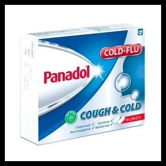 Terbaru !! Panadol Cough & Cold Singapore, 16 Tablets Terlaris|Best Seller