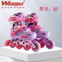 Gambar sepatu roda inline skate anak junior WEIQIU Q2 - S (28-31), Biru Muda dari ALIENWEAR STORE Kab. Tangerang 2 Tokopedia
