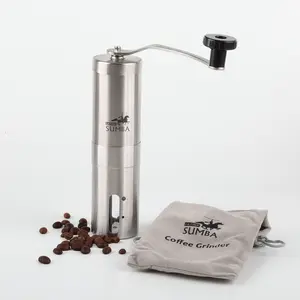 Latina Sumba Handy coffee Grinder Stainless body 23cm burrs Keramik kapasitas 30g