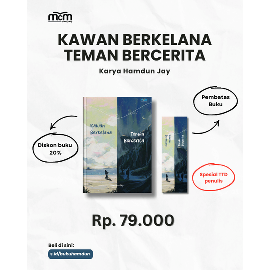 Gambar Buku Kawan Berkelana Teman Bercerita karya Hamdun Jay dari hamra_pustaka Kab. Bandung Tokopedia