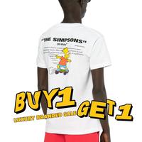 Gambar Off White The Simpsons Homer and Bart T-shirt White Authentic dari True OG Kicks Kab. Tangerang 1 Tokopedia