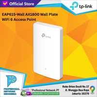 Gambar EAP615-Wall AX1800 Wall Plate WiFi 6 Access Point dari Profesional Network Kota Administrasi Jakarta Pusat 2 Tokopedia