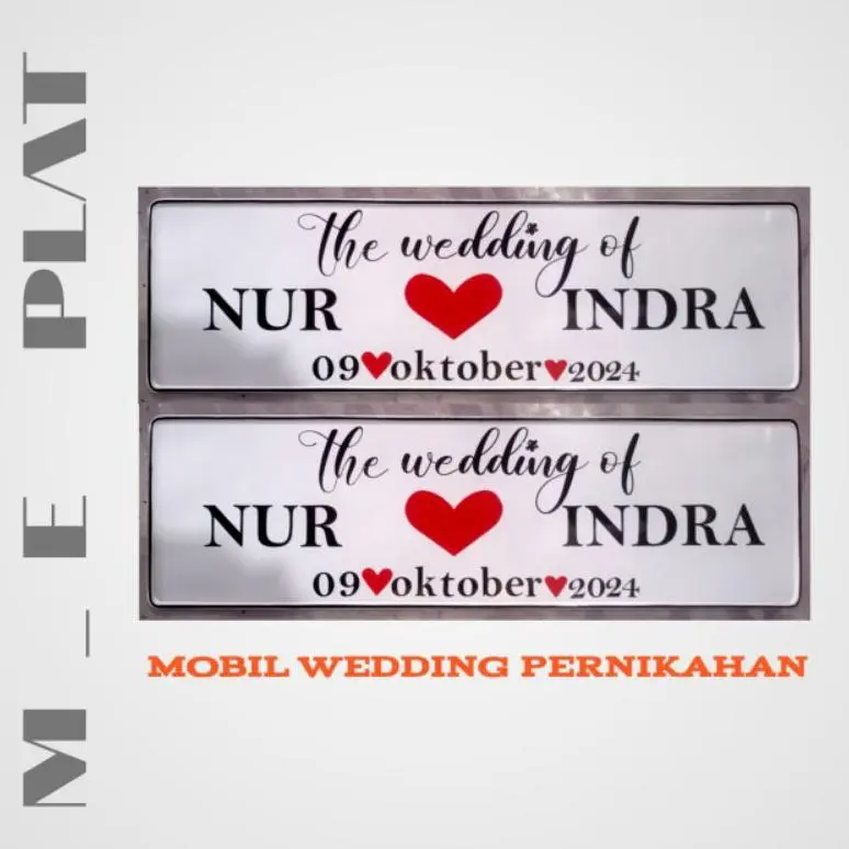 TERMURAH!! WEDDING MOBIL / PERNIKAHAN 1PCS 0