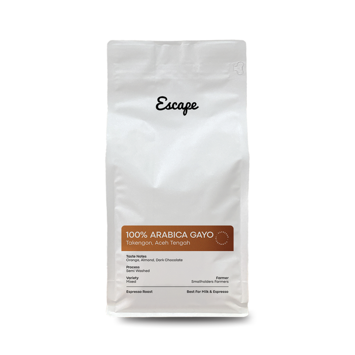 Gambar Full Arabica Aceh Gayo - Espresso Commercial - 1 kg dari Escape Coffee Kota Depok Tokopedia