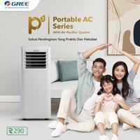 Gambar AC PORTABLE GREE GPC-12P2 1.5 PK | ac portable gree 1.5 pk gpc 12p2 goldfin r290 gree gpc12p2 dari Dunia Elektronik Mall Kota Bekasi 2 Tokopedia