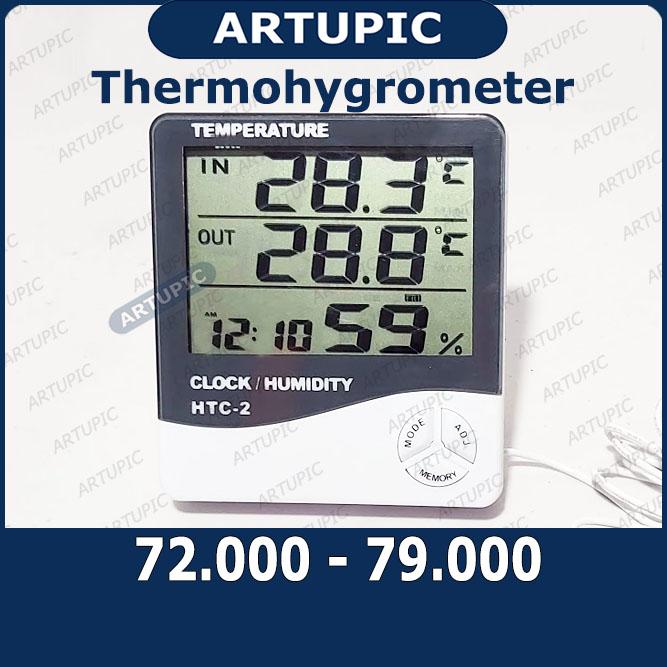Gambar Thermohygrometer Temperatur Pengukur Suhu dan Kelembapan Udara Kandang dari Artupic Peralatan Peternakan Kota Tangerang Selatan Tokopedia