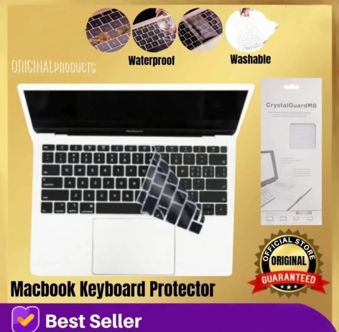 Keyboard Silicone Cover MacBook Pro Touchbar Aarov 13inch 2019 2020 2021 M1 - Full Cover TPU Material - Screen
