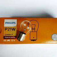 Gambar Bohlam Lampu Sen Sein Rem Stop Mundur Kaki 1 PHILIPS P21W 21W BA15s dari Parts Solution Kota Depok 1 Tokopedia