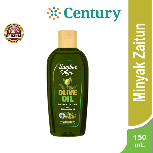 Gambar SUMBER AYU OLIVE OIL WITH HABBATUSSAUDA OIL 150ML / PERAWATAN KULIT / BODY OIL dari Apotik Century Kota Administrasi Jakarta Barat Tokopedia