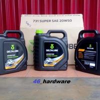 Gambar DELTALUBE ADVENTURE SUPER 731 OLI MOBIL BENSIN DIESEL 20W50 - 4 LITER dari 46-hardware Kota Administrasi Jakarta Barat 1 Tokopedia
