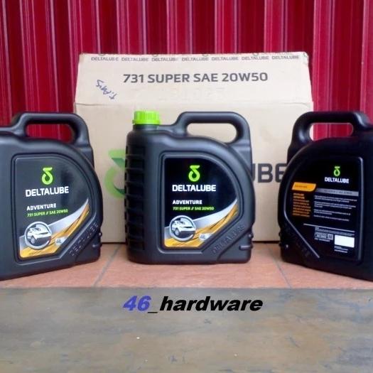 Gambar DELTALUBE ADVENTURE SUPER 731 OLI MOBIL BENSIN DIESEL 20W50 - 4 LITER dari 46-hardware Kota Administrasi Jakarta Barat Tokopedia