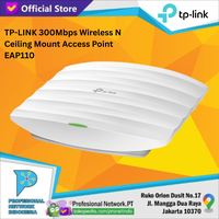 Gambar TP-LINK 300Mbps Wireless N Ceiling Mount Access Point EAP110 dari Profesional Network Kota Administrasi Jakarta Pusat 2 Tokopedia