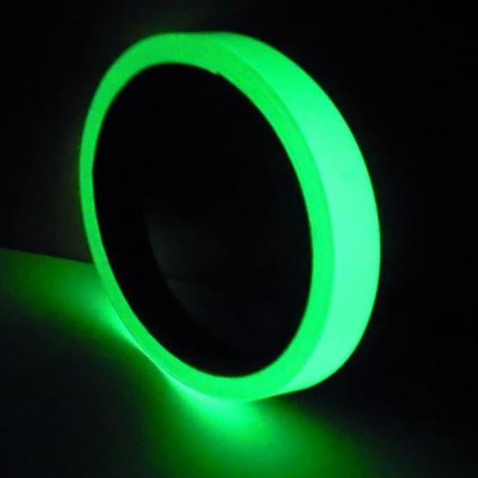 Glow Tape 0.5 X 10M Selotip Glow In The Dark Sticker Berpendar Nyala