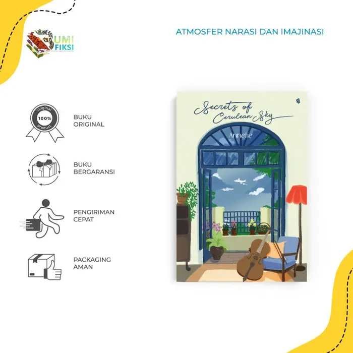Gambar Buku Novel - Secrets Of Cerulean Sky - Annelie - Bukune - Bumifiksi - Book only dari Bumi Fiksi Makassar Kota Makassar 5 Tokopedia