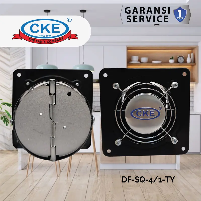 Exhaust Fan Dinding Besi 4 Inch Booster Fan Wall Air Duct Fan Kipas Drum Fan Mini 4" Hexos Heksos Ventilasi Tembok Plafon 4 Inch 2