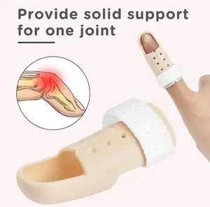 Finger Splint Brace Adjustable Pelindung Jari Cidera Dan Luka Trigger Finger Thumb Penyangga Dan Pelurus Jari