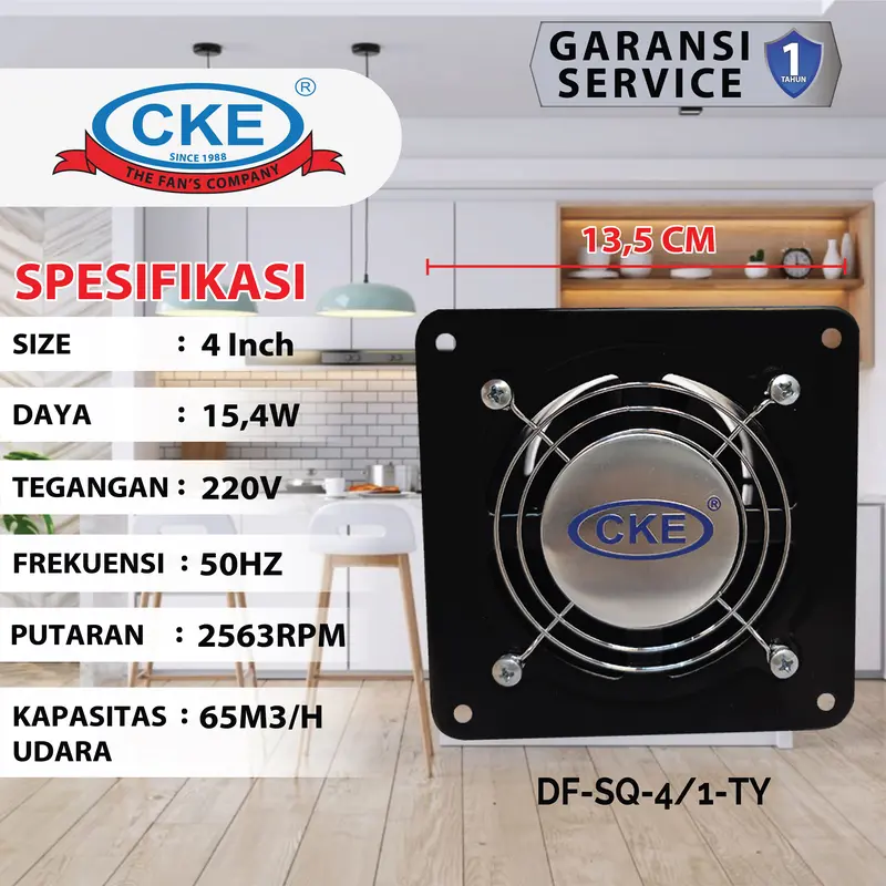 Exhaust Fan Dinding Besi 4 Inch Booster Fan Wall Air Duct Fan Kipas Drum Fan Mini 4" Hexos Heksos Ventilasi Tembok Plafon 4 Inch 1