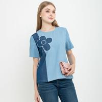 Gambar *Ready Stok* SISTER'S - Atasan Denim 7562 (CAP) - Biru Muda, 3L dari Sisters Fashion Group Kota Administrasi Jakarta Utara 4 Tokopedia