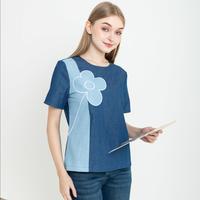 Gambar *Ready Stok* SISTER'S - Atasan Denim 7562 (CAP) - Biru Muda, 3L dari Sisters Fashion Group Kota Administrasi Jakarta Utara 1 Tokopedia