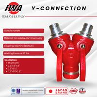 Gambar IWA - Y-Connection / Double Handle Fire Hose Divider | Pembagi Aliran Air Pemadam Kebakaran - IWA-Y-40-40-40 dari gudangsafetycom Kota Administrasi Jakarta Barat 1 Tokopedia