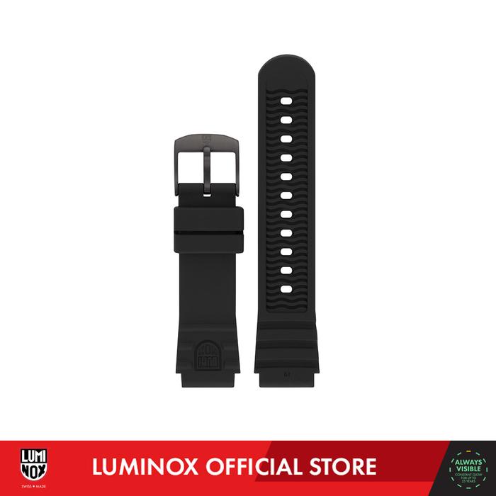 Gambar Luminox Rubber 0300, Black|Black Buckle, 19 mm - Strap Jam dari luminox official Kota Administrasi Jakarta Selatan Tokopedia