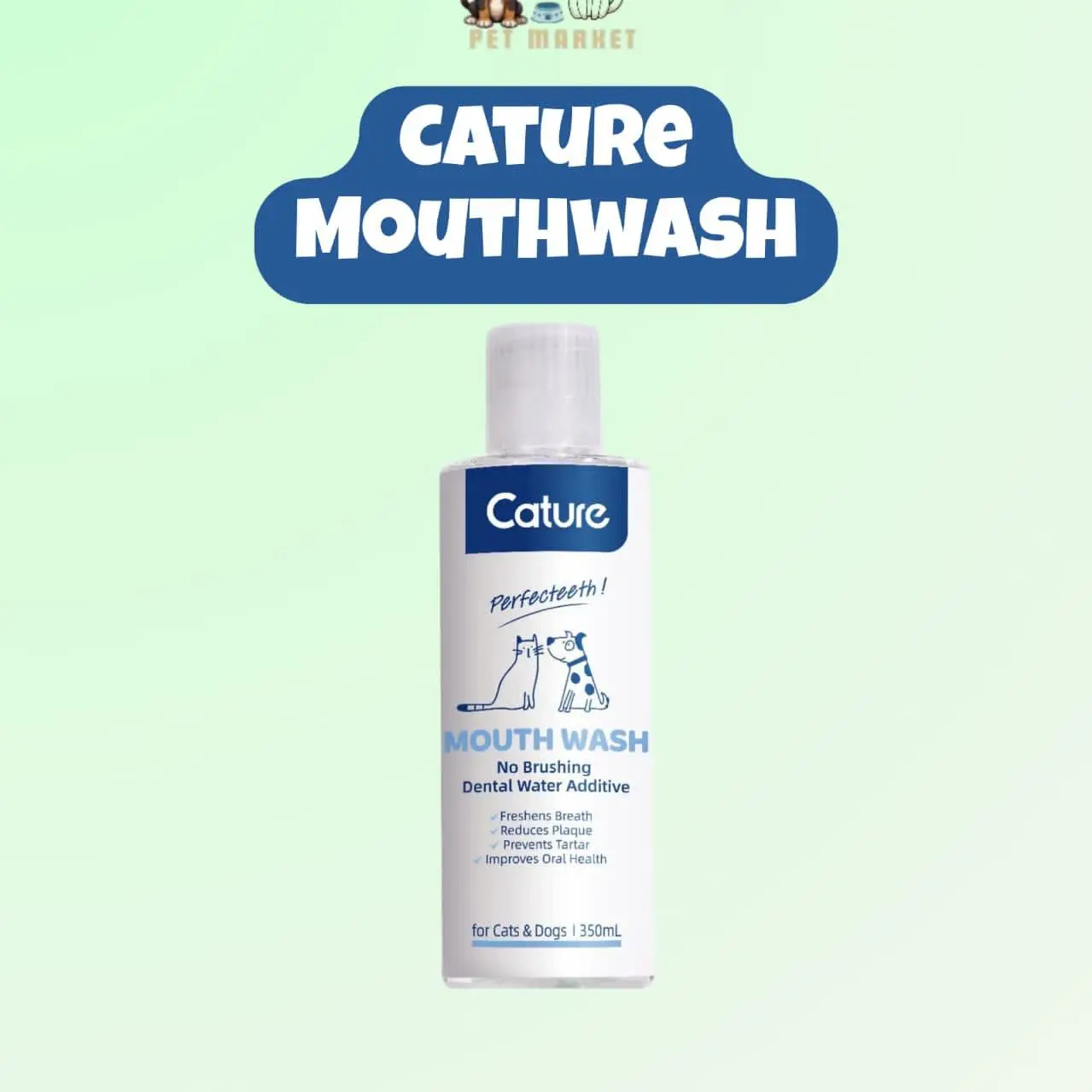 Cature Mounthwash for dog and cats 350ml