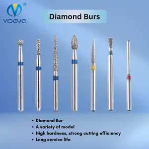 Diamond Burs Type SI Handpieces Highspeed diamond burs all varian - 1 pcs / 1 strips (5pcs)