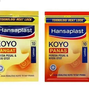 Hansaplast Koyo Hangat dan Panas isi 10 lembar Hansaplast Koyo Hangat dan Panas isi 10 lembar
