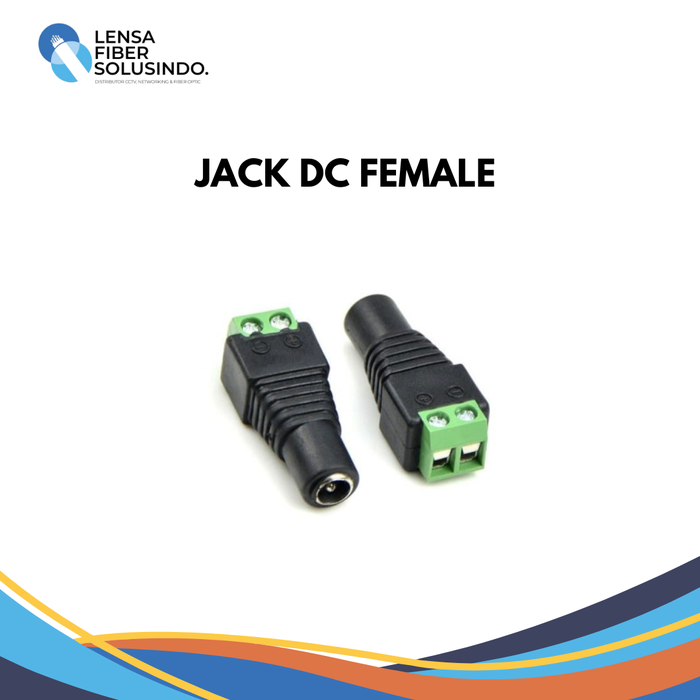 Konektor Jack Power DC Female untuk CCTV