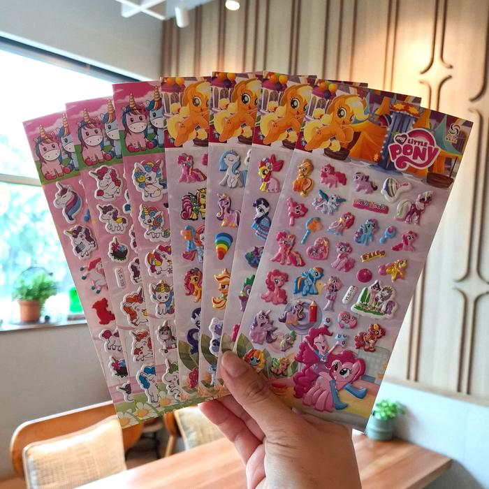 Jual [YLS] Sticker Timbul Gambar Tempel Sticker Timbul Stiker Anak ...