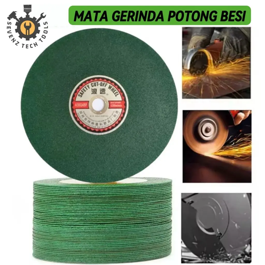 Batu Gerinda Potong Besi 4"x1.2mmMata Gerinda Batu Pemotong Besi Stainless Cutting Wheel Mata Gerinda Potong Besi Cutting Wheel 4"