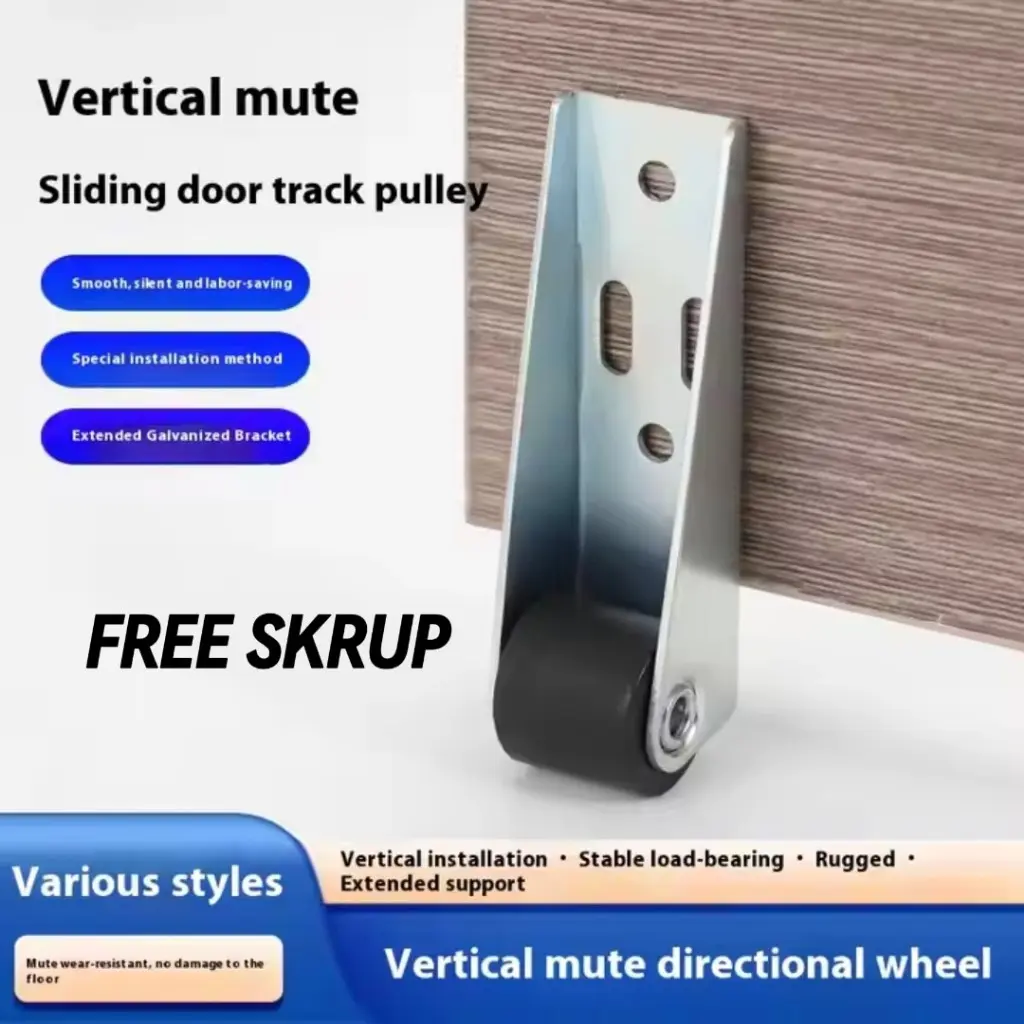 Roda Pintu Lemari Geser/Roda Peninggi Pintu Bawah Geser Universal / Roda Sliding Roller/ Roda Pendukung Bawah Pintu