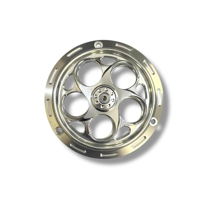 Gambar Cover Fan Spinner Race Boy V3 CNC Vespa Beat Mio Motorcycle - blue dari Legend Motor Shop Id Kab. Bekasi 3 Tokopedia