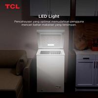 Gambar TCL Chest Freezer Kapasitas 100 Liter Super Freezing - Storage Basket Besar - Pembuangan Limbah Air - Lampu LED - Child Lock TCF100ZID TCF-100ZID dari Semeru Elektronik Solo Kota Surakarta 4 Tokopedia