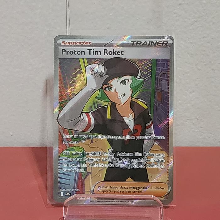 Tim Roket Rr Jual Trading Card Game TCG Pokemon Indonesia Proton Tim Roket SR sv10s ...