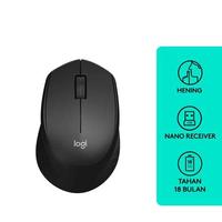 Gambar MOUSE LOGITECH WIRELES M331 SILENT CLICKS (BLACK/RED/BLUE) - BLACK dari mdpsuperstore Kota Palembang 5 Tokopedia