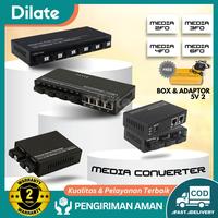 Gambar Media Converter 6 FO 2 LAN | 6FO 2LAN | 6 Port FO 2 Port LAN - MEDIA-4FO dari Dilate Shop Kota Surabaya 1 Tokopedia