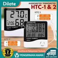 Gambar HTC-2 Termometer Hygrometer Ruangan Digital Jam Thermometer In/Out - htc 2 dari Dilate Shop Kota Surabaya 1 Tokopedia