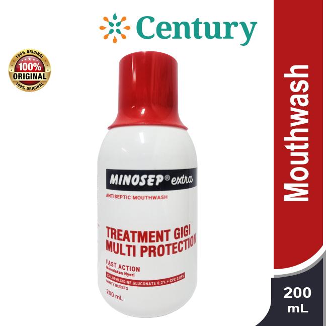 Gambar MINOSEP EXTRA 200 ML / KESEHATAN GIGI & MULUT / OBAT KUMUR dari Apotik Century Kota Administrasi Jakarta Pusat Tokopedia