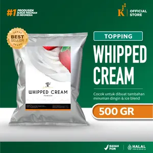 Topping Whipped Cream 500 gr Javaland