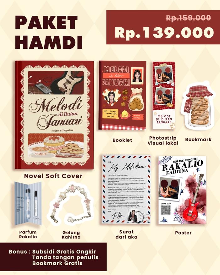 Gambar PRE ORDER - Buku Novel - Melodi di Bulan Januari - Yuppielove - Tekad - Bumifiksi dari BumifiksiJogjakarta Kab. Sleman 4 Tokopedia