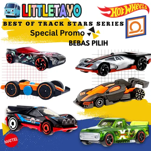 Hot Wheels Diecast Balap Best For Track Stars Series Fantasy Bebas Pilih Mattel