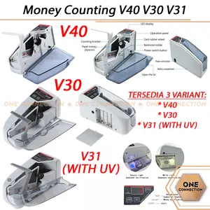 V40 Mesin Penghitung/Hitung Uang Mini Portabel Money Counter/Counting