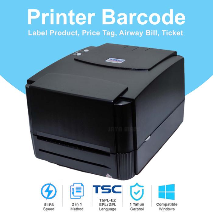 Jual PRINTER BARCODE TSC TTP 244 PRO CETAK STICKER LABEL SEMICOATED ...