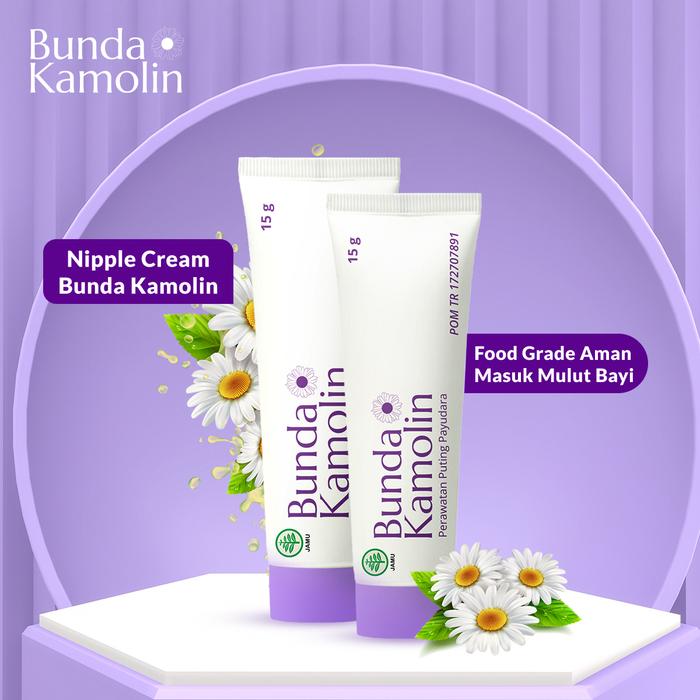 Gambar Nipple Cream Busui Bunda Kamolin Krim Puting Natural Chamomile Ekstrak dari dilanutamajaya Kab. Tangerang Tokopedia
