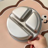 Gambar HELIDFANDA Stainless Steel Round Food Tray Plate Piring Makan Sekat Bulat - G22154 - FANFANRABBIT dari HELIDFANDA INDONESIA Kota Administrasi Jakarta Utara 3 Tokopedia