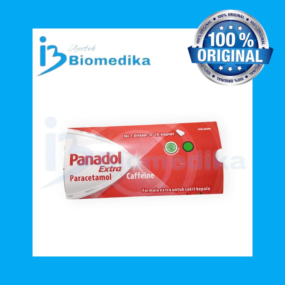 Panadol Extra 10 Kaplet Panadol Merah Obat Nyeri Demam