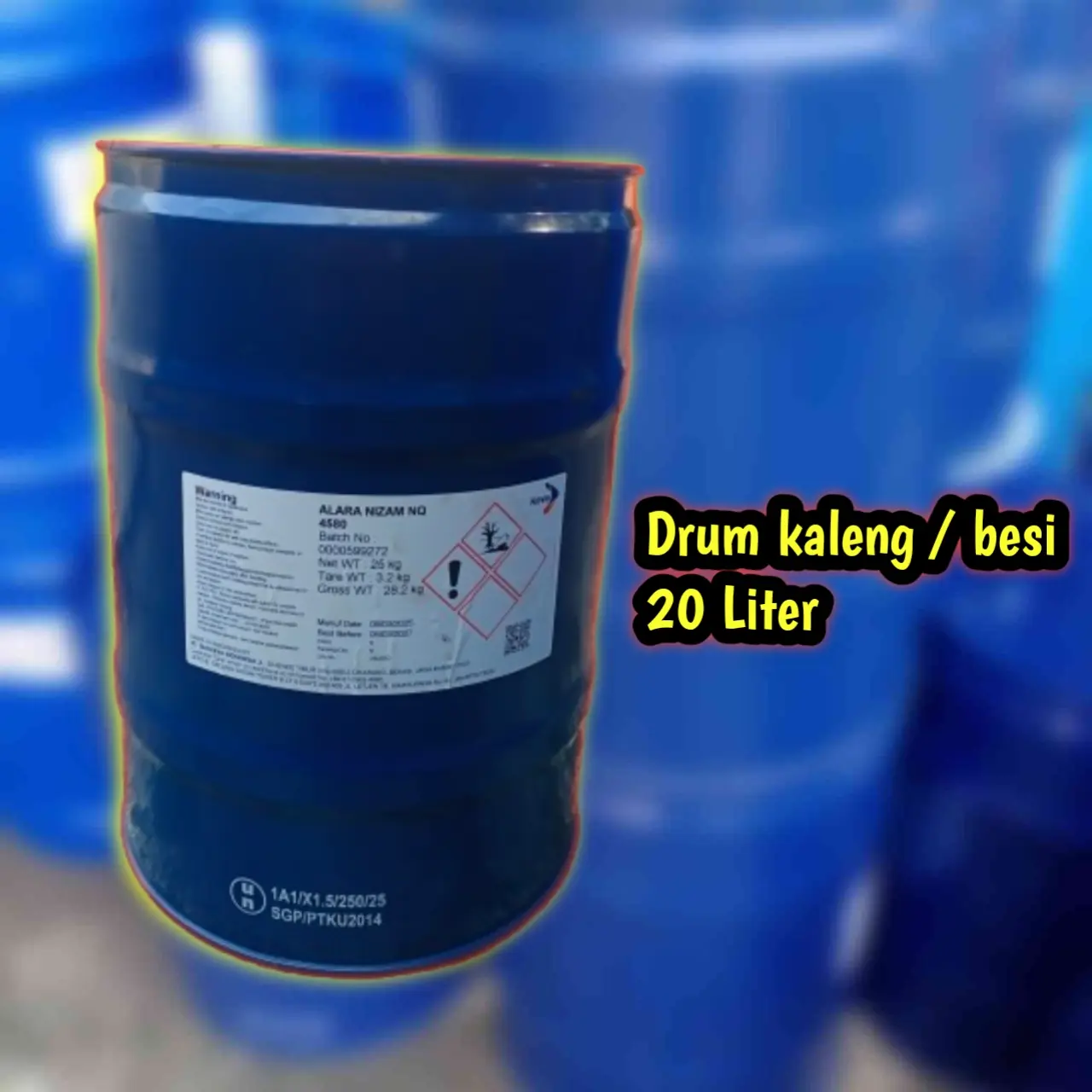 Drum kaleng / Drum besi 20 Liter